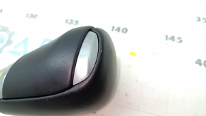 Mazda CX-5 17-25 black leather gear knob with scratches