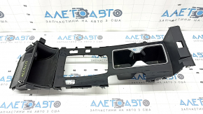 Honda Accord 17 center console trim with cup holder, glossy black, scratches