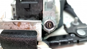 Passenger seat belt with tensioner for Ford Fusion mk5 17-20 black with tensioner, cracked plastic on the mount