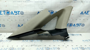 Upper left rear pillar trim for Ford Fusion mk5 17-19, gray with black trim, dry-cleanable