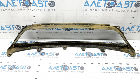 Lower grille trim for the front bumper of a Honda Accord 2016-2017 hybrid, glossy black, scratches, broken mount