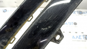 Lower grille trim for the front bumper of a Honda Accord 2016-2017 hybrid, glossy black, scratches, broken mount