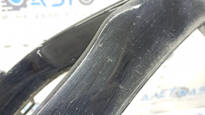 Lower grille trim for the front bumper of a Honda Accord 2016-2017 hybrid, glossy black, scratches, broken mount