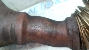 Exhaust manifold with catalytic converter Ford Fusion mk5 17-17 2.5 torn mesh, crumpled corrugation
