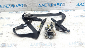 Driver's seat belt with tensioner Hyundai Sonata 11-15 black shot
