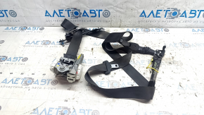Driver's seat belt with tensioner Hyundai Sonata 11-15 black shot