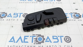 Driver's seat control BMW X1 F48 16-22 black, for pumping, for memory, break fastening
