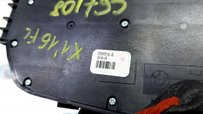 Driver's seat control BMW X1 F48 16-22 black, for pumping, for memory, break fastening