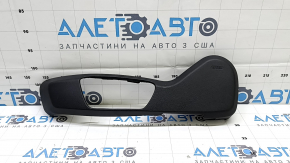 Driver's seat side cover, left, BMW X1 F48 16-19, black, electric, scratched