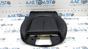 BMW X1 F48 16-22 passenger seat cushion upholstery, black leather, heated