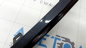 Left front bumper molding for Mazda 6 18-21, gloss black, sand