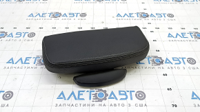 BMW X1 F48 16-22 passenger seat knee support, black leather, with bracket, scratches