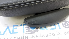 BMW X1 F48 16-22 passenger seat knee support, black leather, with bracket, scratches
