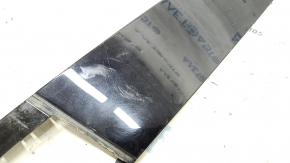 Front left side door trim for VW Tiguan 18-20, black gloss, broken guide, scratches