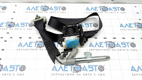 Driver's seat belt with tensioner Mazda 6 18-21 black, broken belt, worn