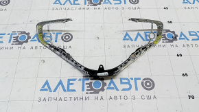 BMW X1 F48 16-22 steering wheel cover, upper part, black with chrome, broken fastener