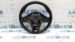 BMW X1 F48 16-22 black leather steering wheel with heating, scratches
