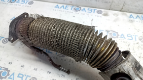 Ford Escape MK3 2013-2016 2.0T catalytic converter mesh is torn.