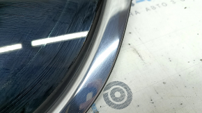 Rear left window, blind glass, Ford Fusion mk5 13-20, two chrome parts, scratches on chrome, cut seal