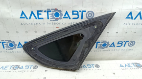 Rear left window, blind glass, Ford Fusion mk5 13-20, two chrome parts, scratches on chrome, cut seal