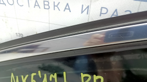 Rear right window, blind glass, Ford Fusion mk5 13-20, two chrome parts, scratches on chrome, cut seal