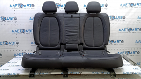 Rear seat row 2 BMW X1 F48 16-22 solid, black leather, deformed leather