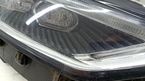 Right front headlight assembly for Ford Fusion mk5 17-20 LED, with DRL and unit