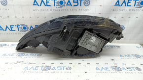 Right front headlight assembly for Ford Fusion mk5 17-20 LED, with DRL and unit