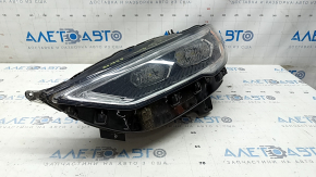 Left front headlight assembly for Ford Fusion mk5 17-20 LED, with DRL, with unit, chips, scratches, scuffs