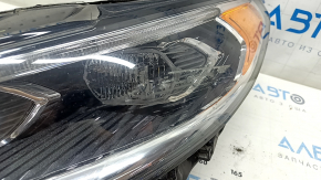 Left front headlight assembly for Ford Fusion mk5 17-20 LED, with DRL, with unit, chips, scratches, scuffs