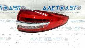 Ford Fusion mk5 17-20 right outer fender light with chrome molding, scratches