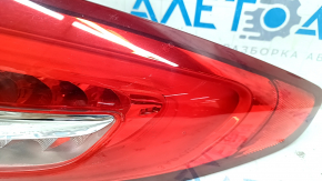 Ford Fusion mk5 17-20 right outer fender light with chrome molding, scratches