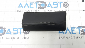 Left front panel trim for Mazda 6 18-21, black leather
