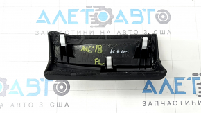 Left front panel trim for Mazda 6 18-21, black leather