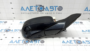 Right side mirror assembly for Honda Accord 2016-2017, 12 pins, turn signal, camera, black, POLYWAY
