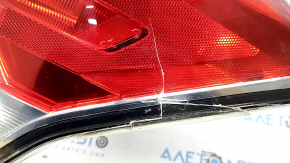 Right headlight for a 17-18 SJ Subaru Forester with wiring, broken glass, and a defective reflector.