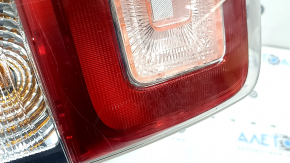 Right headlight for a 17-18 SJ Subaru Forester with wiring, broken glass, and a defective reflector.
