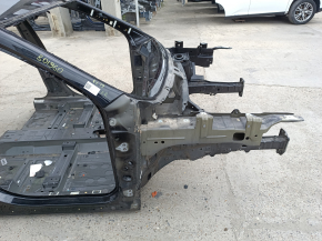 Jeep Cherokee KL 19-23 front right quarter panel on the body, black