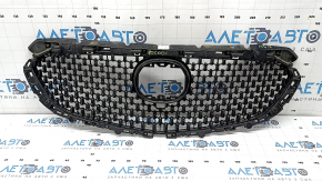 Mazda 6 18-20 radiator grille, bare, black gloss, with a base for the emblem under the radar, broken