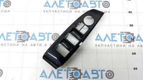 Front left power window control trim for Mazda 6 18-21, gloss black, scratches
