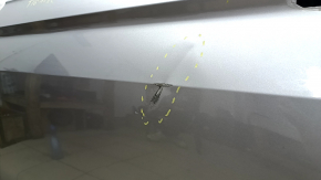 Bare rear left door VW Tiguan 18-24 silver LB7S, dents, bumps