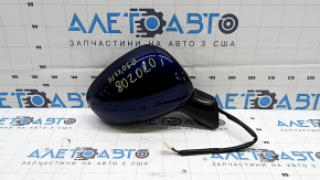 Right side mirror assembly for Toyota Prius 30 10-15, 5 pins, blue, scratches