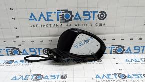 Right side mirror assembly for Toyota Prius 30 10-15, 5 pins, blue, scratches