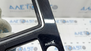 Mazda 6 center console trim (18-21) with automatic transmission, gloss black, scratches