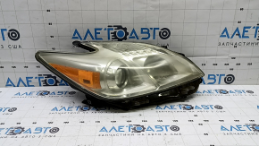 Toyota Prius 30 13-15 front right headlight, bare, restyling, halogen, polishable, fogged glass