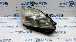 Toyota Prius 30 13-15 front right headlight, bare, restyling, halogen, polishable, fogged glass