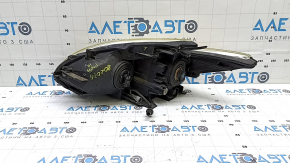Toyota Prius 30 13-15 front right headlight, bare, restyling, halogen, polishable, fogged glass