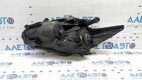 Toyota Prius 30 13-15 front right headlight, bare, restyling, halogen, polishable, fogged glass