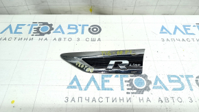 Left R-line emblem for VW Tiguan, 18-24 scratches