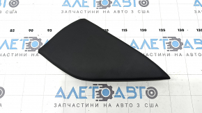 Mazda 6 18-21 center console trim, upper left, black leather, front
